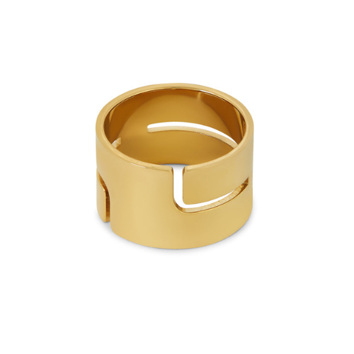 Anel Lavi Banhado a Ouro 18k