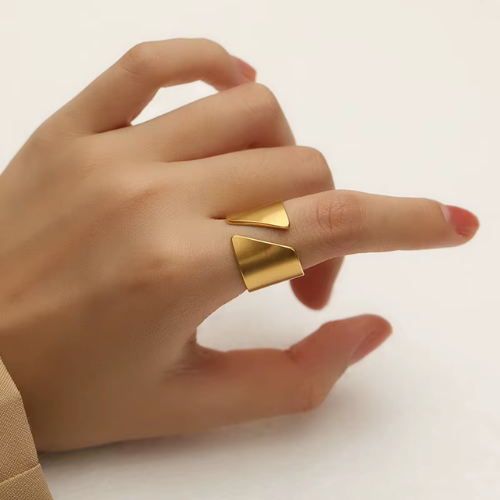 Anel Ibiza Banhado Ouro 18K